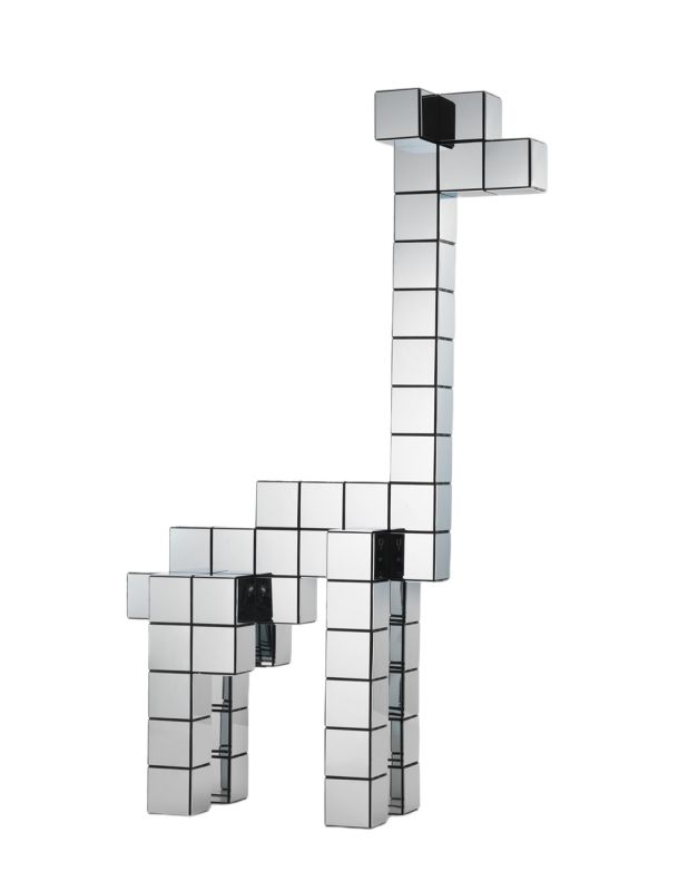 Panton Cubes Giraffe Chrome Sculptuur Vitra